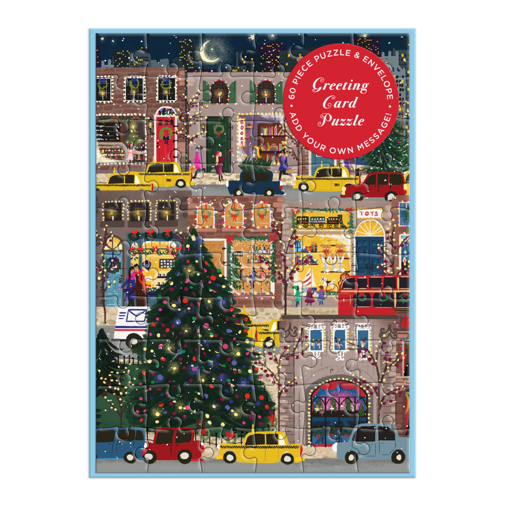 Cover: 9780735378995 | Joy Laforme Winter Lights Greeting Card Puzzle | Galison | Spiel
