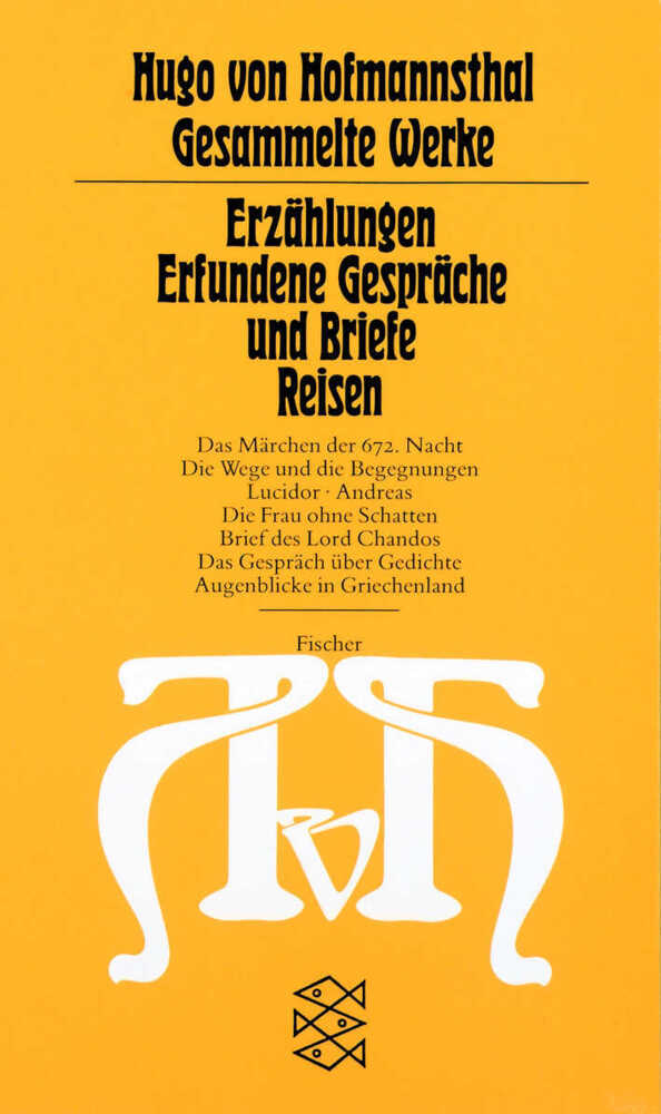 Cover: 9783596221653 | Erzählungen, Erfundene Gespräche und Briefe, Reisen | Hofmannsthal