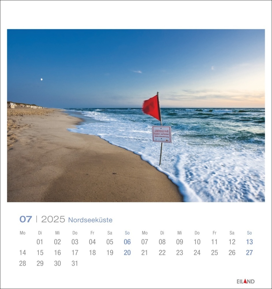 Bild: 9783964023292 | Nordseeküste Postkartenkalender 2025 - Wind und Wellen - Sand und Meer