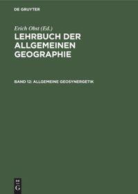 Cover: 9783110016352 | Allgemeine Geosynergetik | Grundlagen der Landschaftskunde | Buch