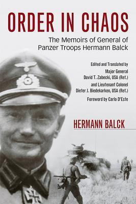 Cover: 9780813174037 | Order in Chaos | The Memoirs of General of Panzer Troops Hermann Balck