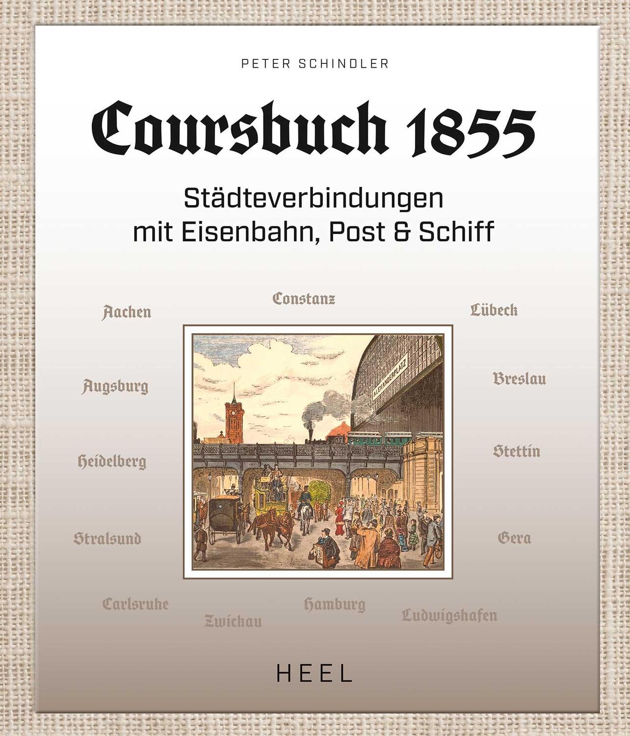 Cover: 9783958437968 | Coursbuch 1855 | Städteverbindungen mit Eisenbahn, Post und Schiff
