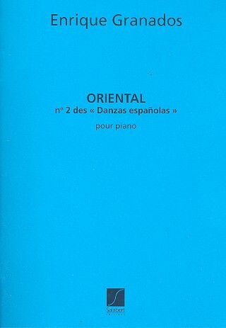 Cover: 9790048001602 | Oriental pour piano | Enrique Granados | Buch | 2002