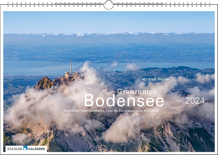Cover: 9783861923053 | Grenzenlos Bodensee 2024 | Der Bodensee aus der Luft | Michael Häfner