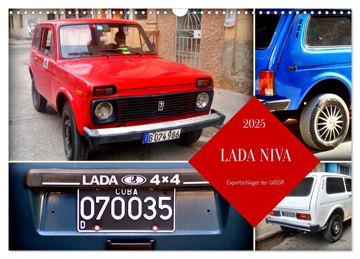 Cover: 9783383802393 | LADA NIVA - Exportschlager der UdSSR (Wandkalender 2025 DIN A3...