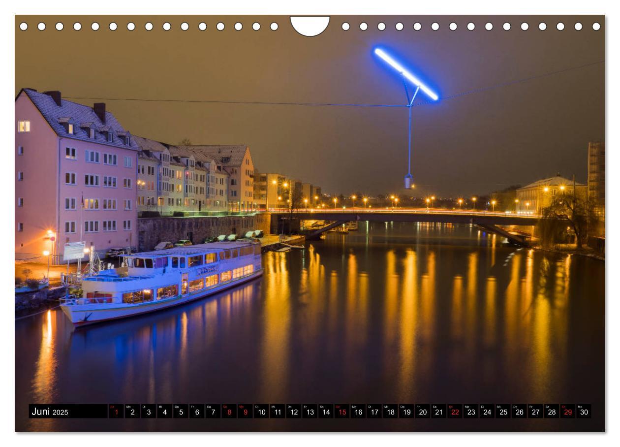 Bild: 9783435264155 | Kassel bei Nacht (Wandkalender 2025 DIN A4 quer), CALVENDO...