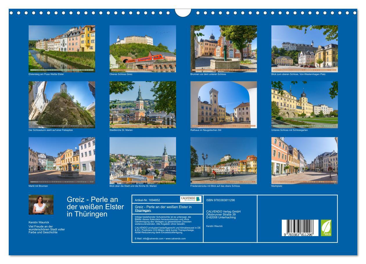 Bild: 9783383811296 | Greiz - Perle an der weißen Elster in Thüringen (Wandkalender 2025...