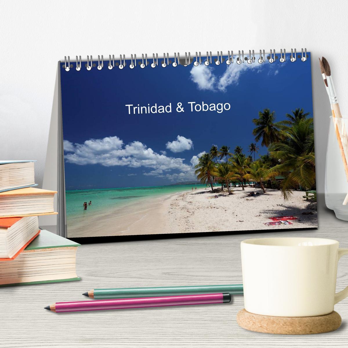 Bild: 9783435809394 | Trinidad &amp; Tobago (Tischkalender 2025 DIN A5 quer), CALVENDO...