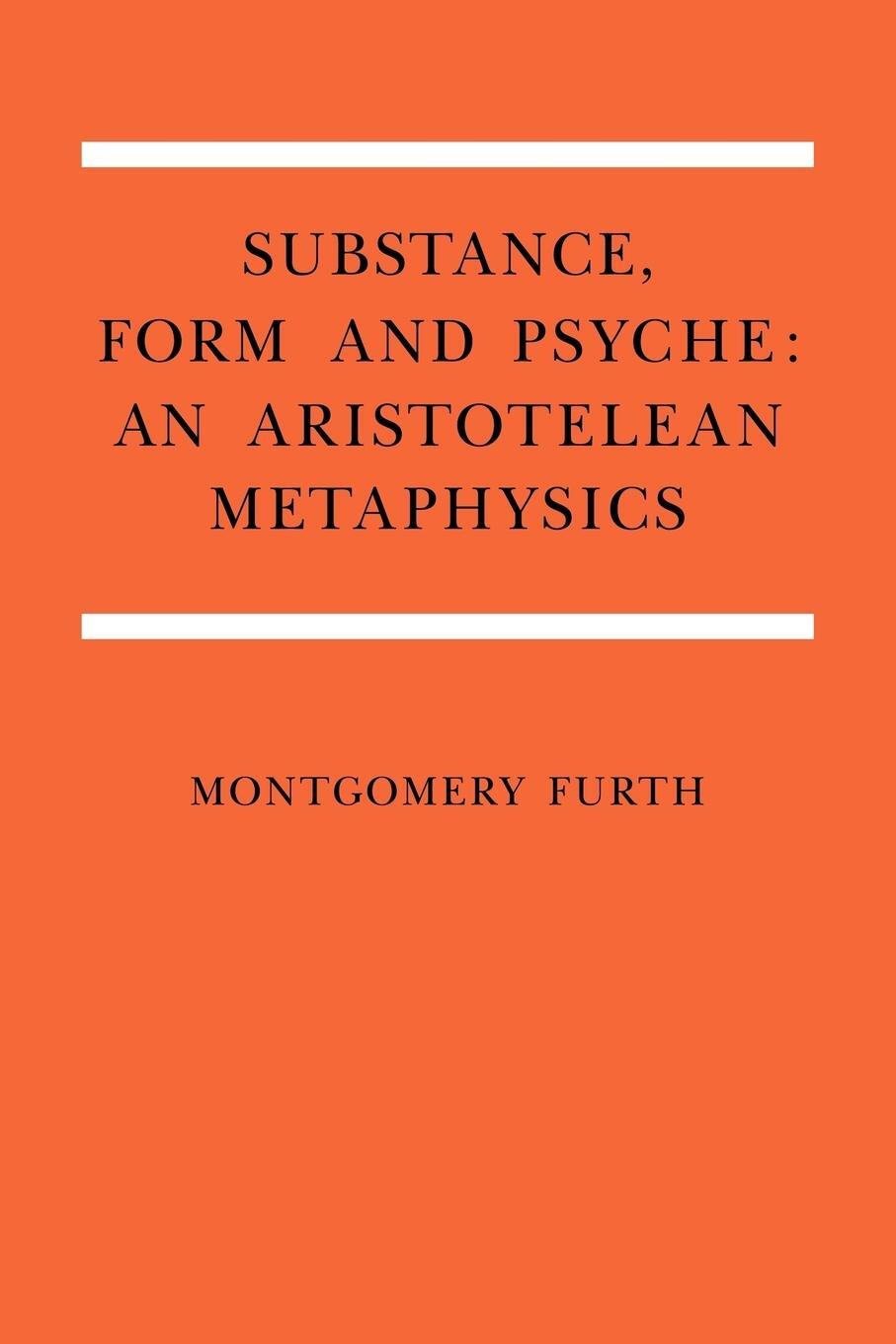 Cover: 9780521035613 | Substance, Form, and Psyche | An Aristotelean Metaphysics | Furth