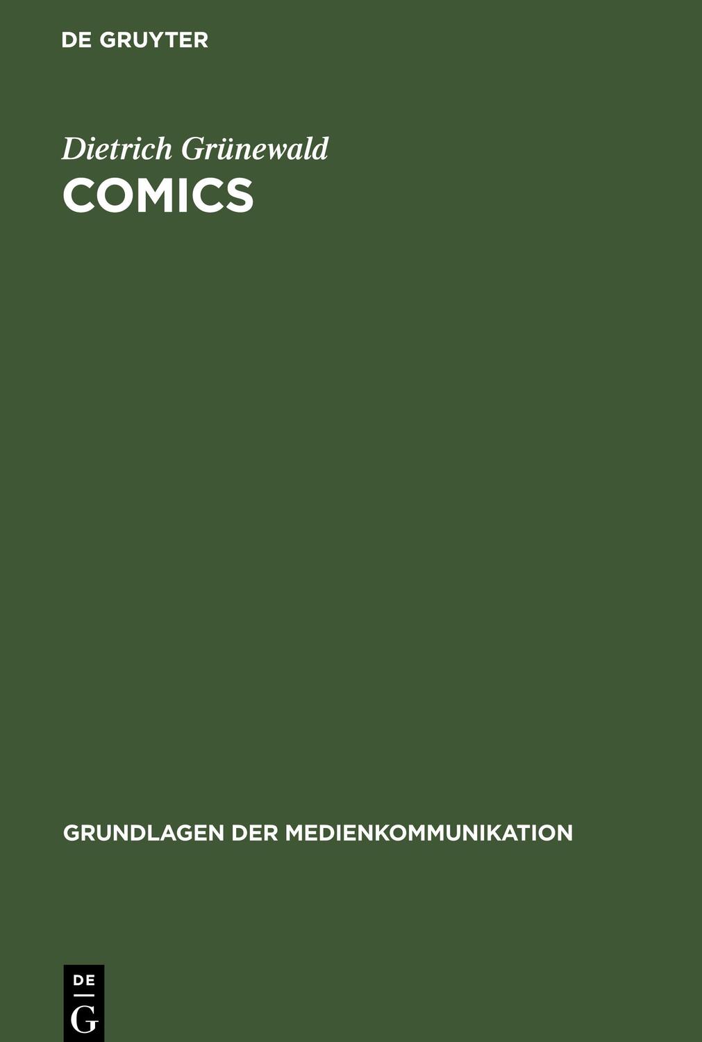 Cover: 9783484371088 | Comics | Dietrich Grünewald | Buch | ISSN | HC runder Rücken kaschiert