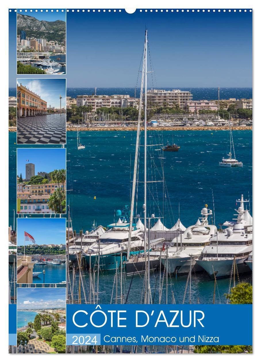 Cover: 9783675889927 | CÔTE D¿AZUR Cannes, Monaco und Nizza (Wandkalender 2024 DIN A2...