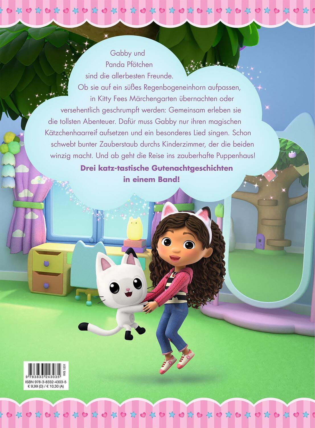Rückseite: 9783833243035 | Gabby's Dollhouse: Zauberhafte Gutenachtgeschichten | Geschichtenbuch