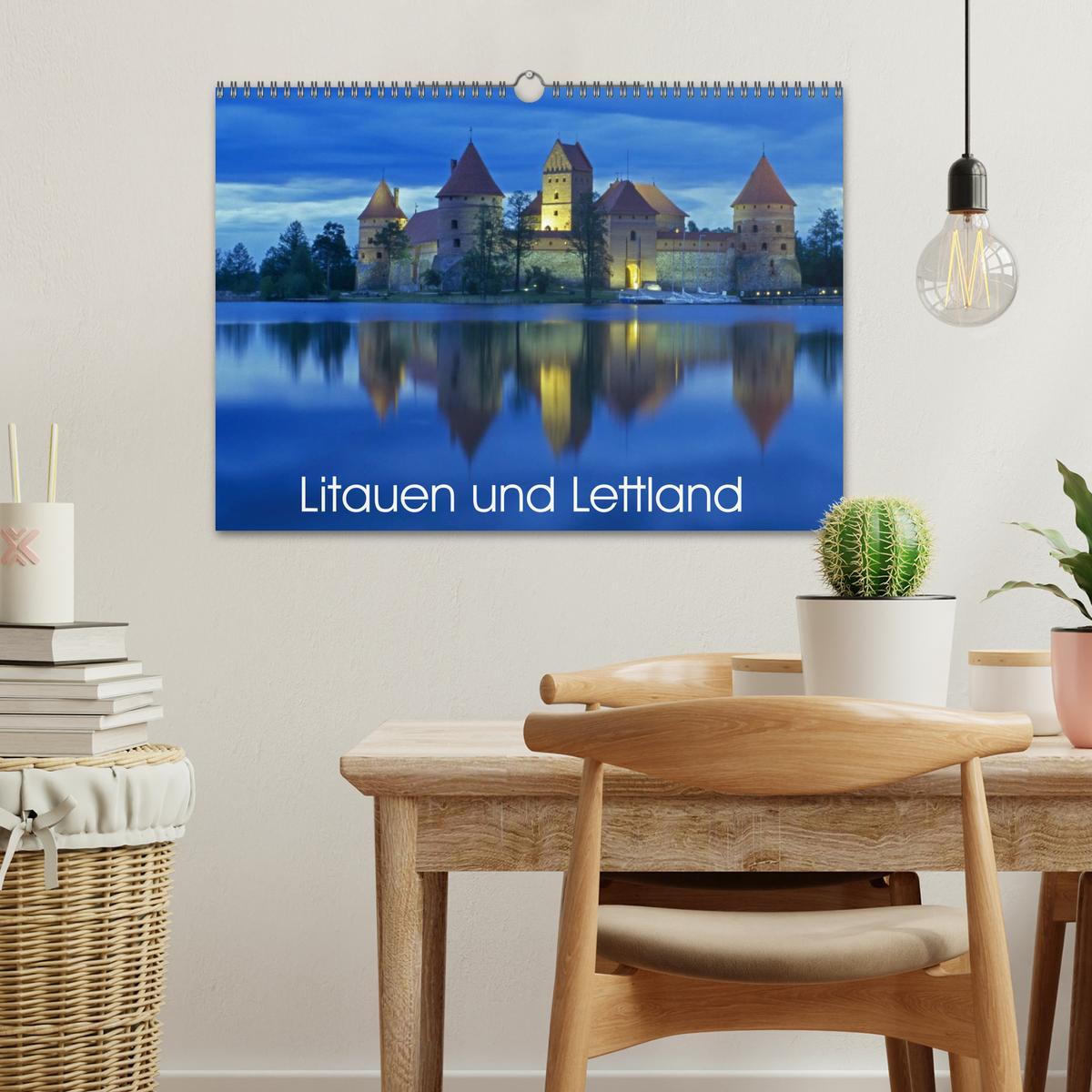 Bild: 9783435642922 | Litauen und Lettland (Wandkalender 2025 DIN A3 quer), CALVENDO...