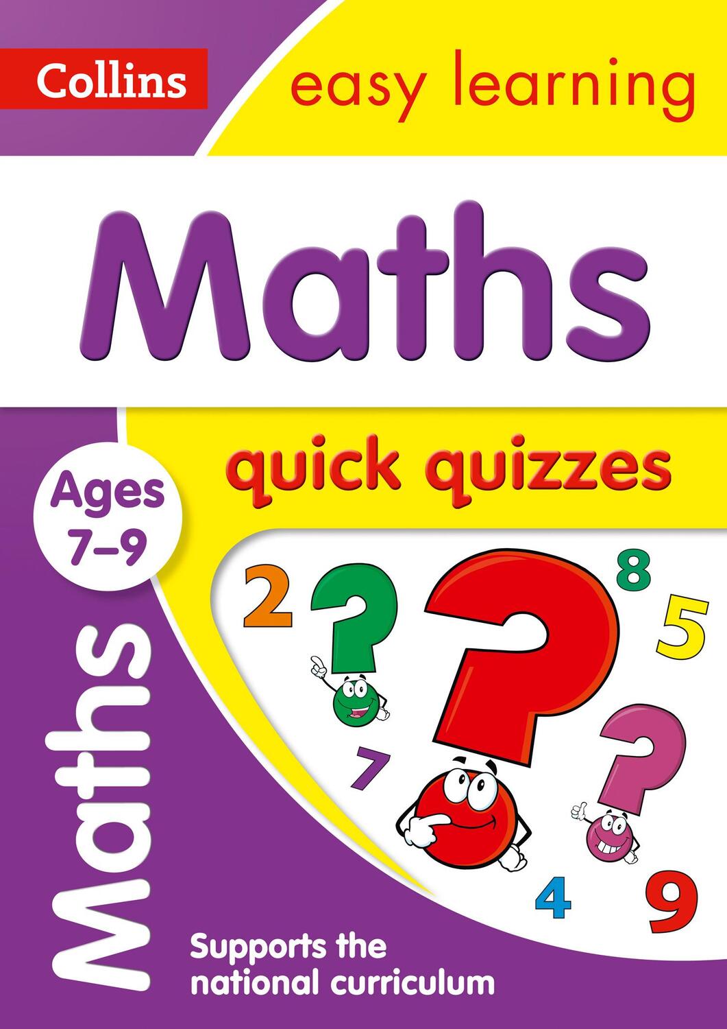 Cover: 9780008212629 | Maths Quick Quizzes Ages 7-9 | Ideal for Home Learning | Learning