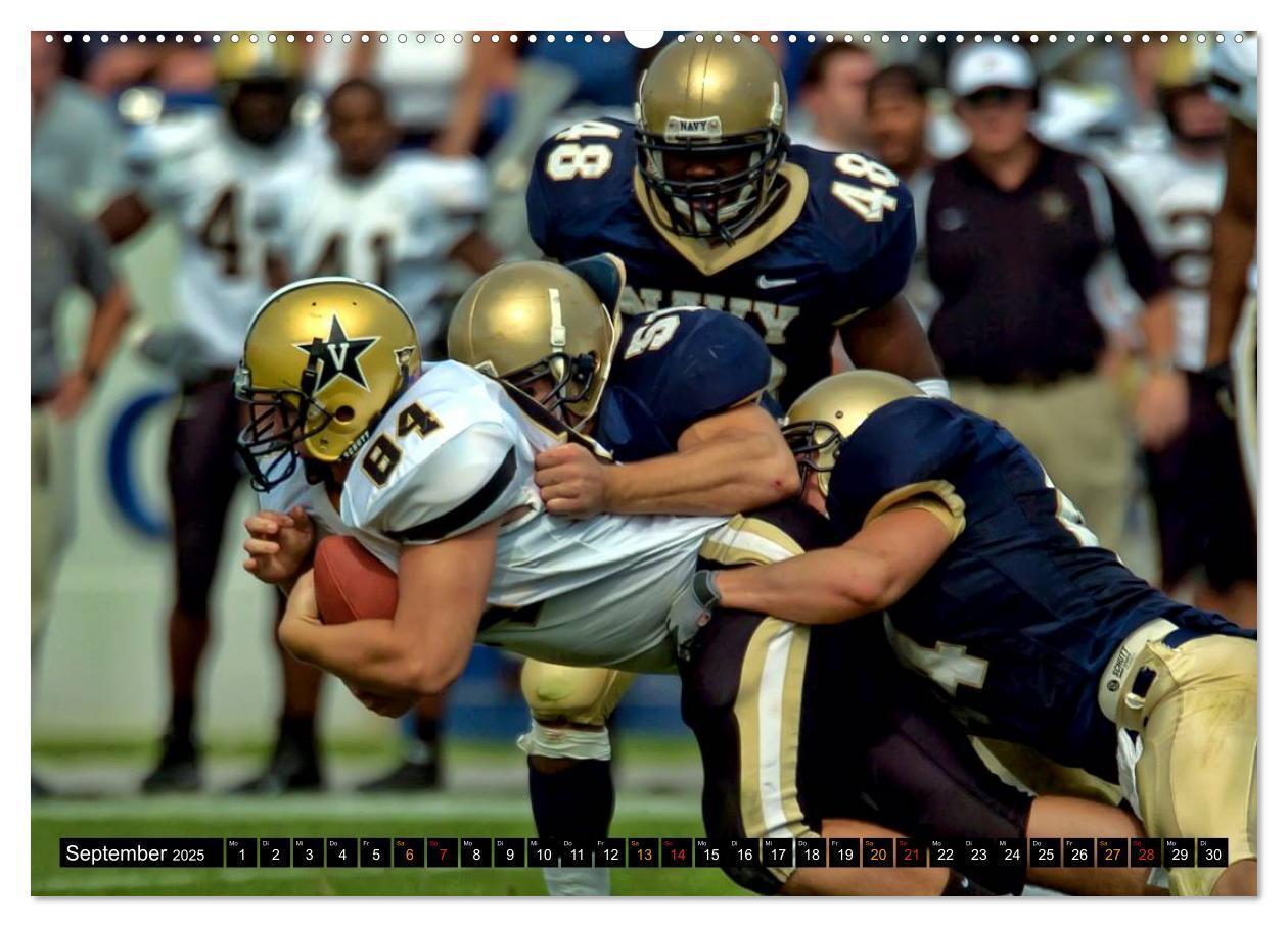 Bild: 9783435596225 | Kraft und Taktik - American Football (Wandkalender 2025 DIN A2...