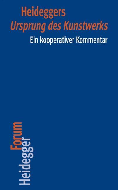 Cover: 9783465041320 | Heideggers "Ursprung des Kunstwerks" | Ein kooperativer Kommentar