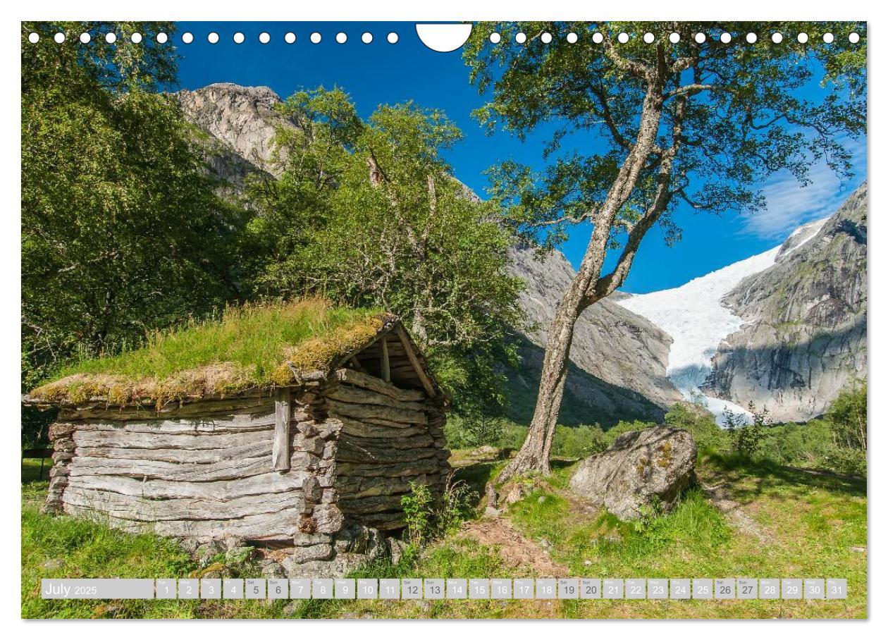 Bild: 9781325994991 | Norway / UK-Version (Wall Calendar 2025 DIN A4 landscape), CALVENDO...