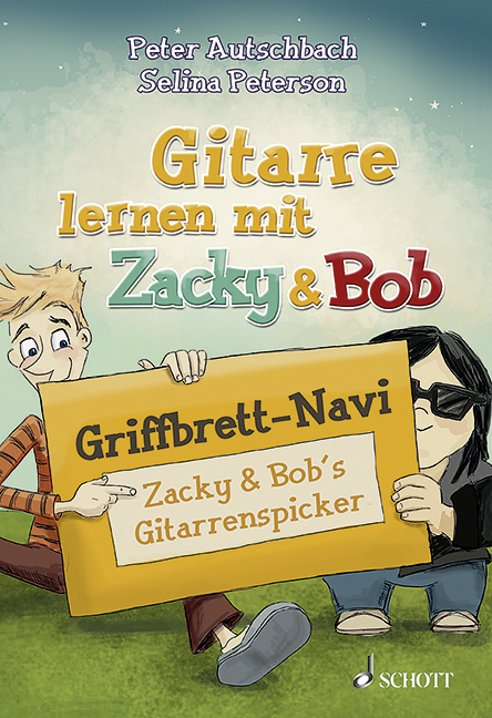 Cover: 9783795712532 | Gitarre lernen mit Zacky &amp; Bob: Griffbrett-Navi | Peter Autschbach