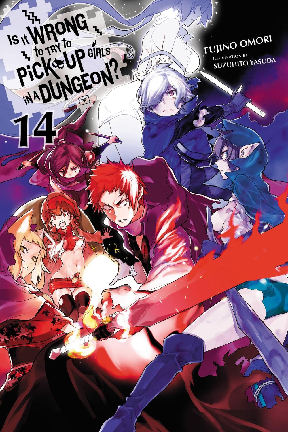 Cover: 9781975385019 | Is It Wrong to Try to Pick Up Girls in a Dungeon?, Vol. 14 (light...