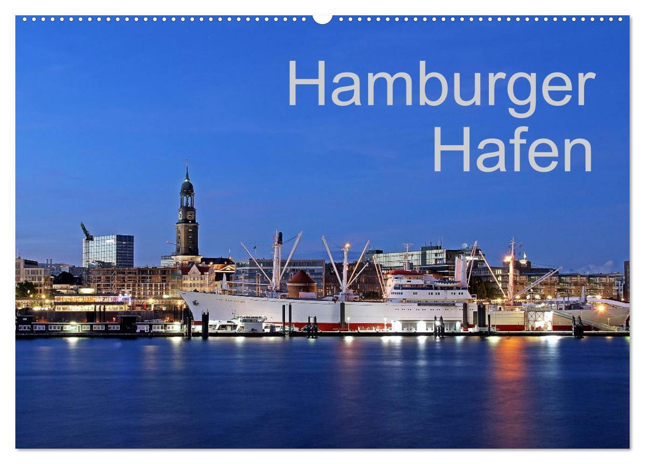 Cover: 9783383529689 | Hamburger Hafen (Wandkalender 2024 DIN A2 quer), CALVENDO...