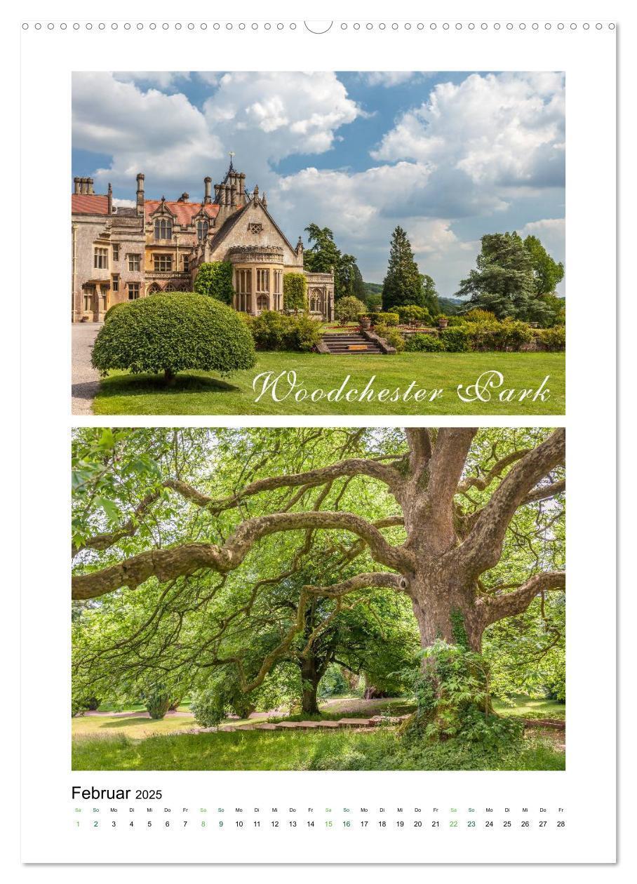 Bild: 9783457033296 | Gartenparadiese in England (Wandkalender 2025 DIN A2 hoch),...