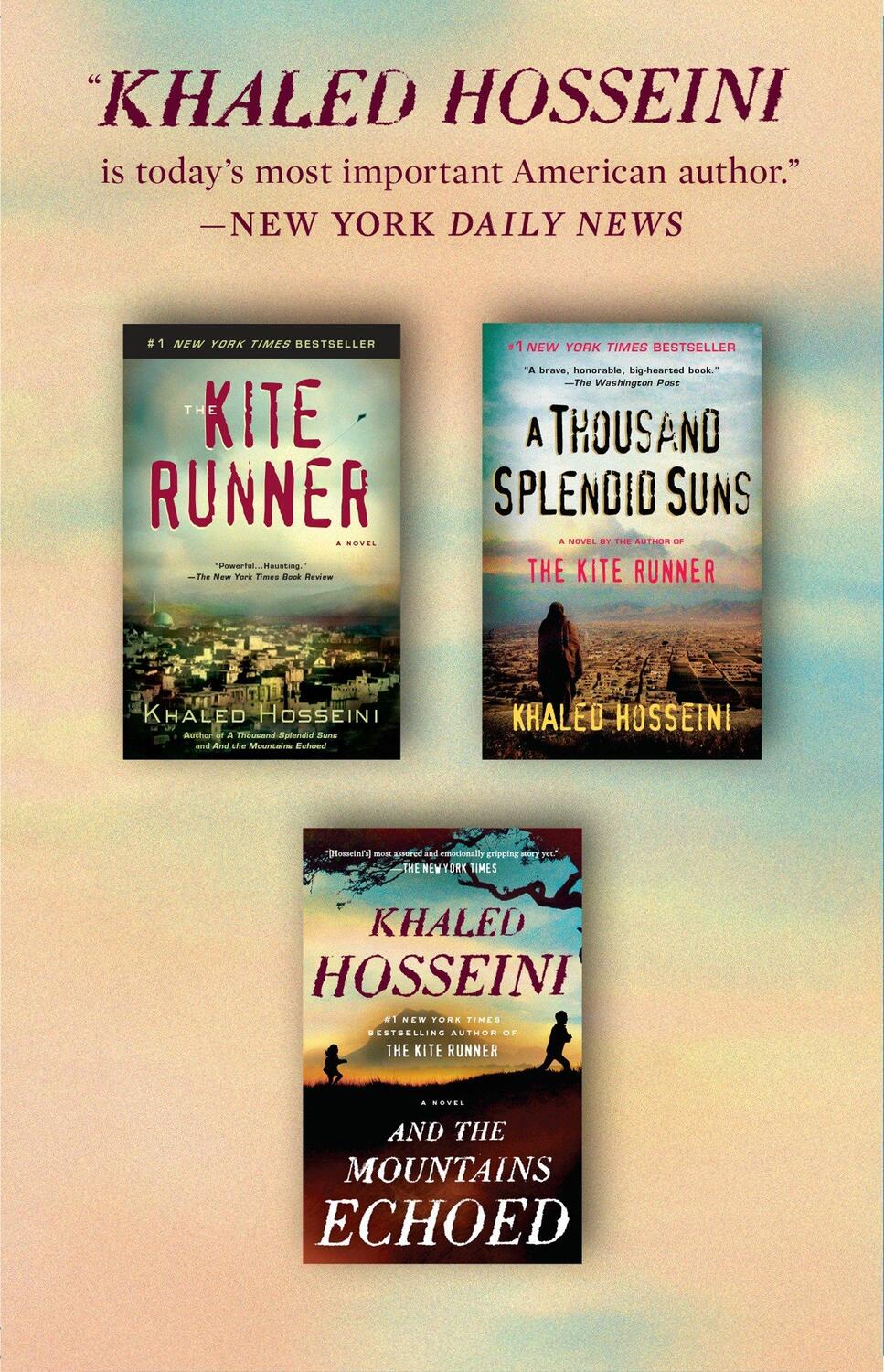 Cover: 9781101981795 | The Kite Runner / A Thousand Splendid Suns / And the Mountains...