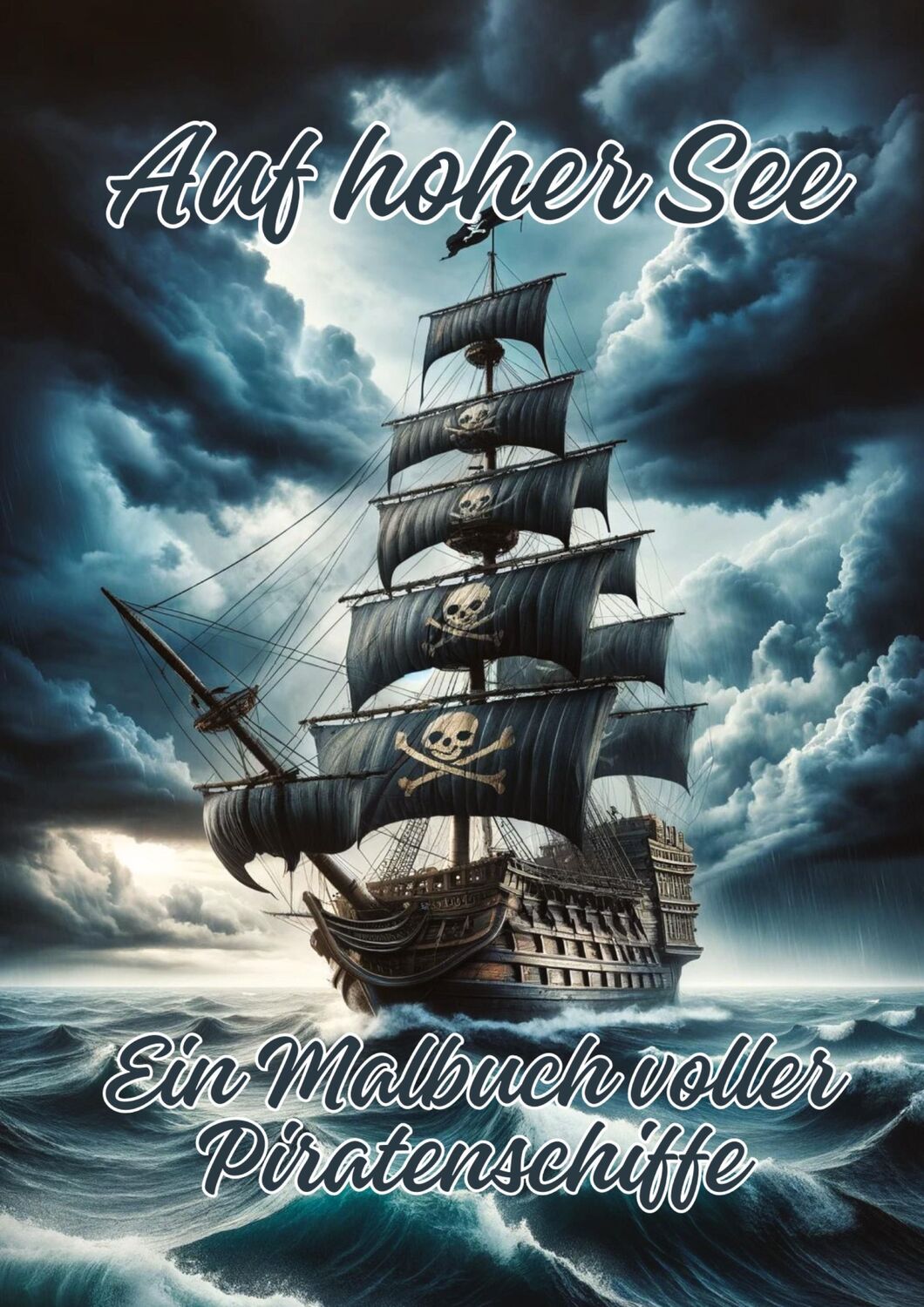 Cover: 9783384166272 | Auf hoher See | Ein Malbuch voller Piratenschiffe | Ela Artjoy | Buch