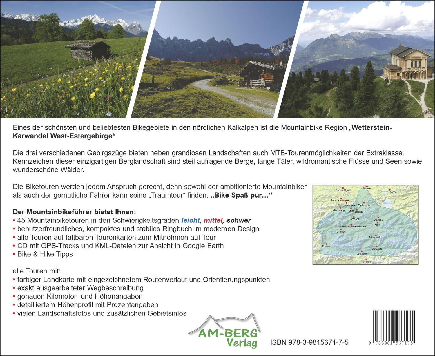 Bild: 9783981567175 | Mountainbike Touren Wetterstein - Karwendel West - Estergebirge | Buch