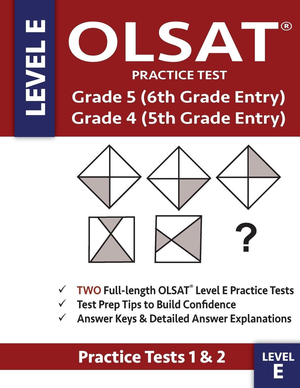 Cover: 9780997768053 | OLSAT Practice Test Grade 5 (6th Grade Entry) &amp; Grade 4 (5th Grade...