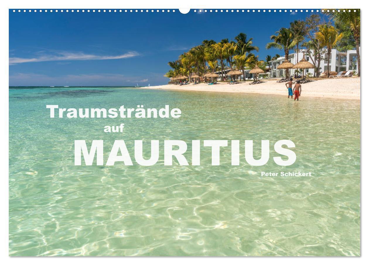 Cover: 9783675685864 | Traumstrände auf Mauritius (Wandkalender 2024 DIN A2 quer),...