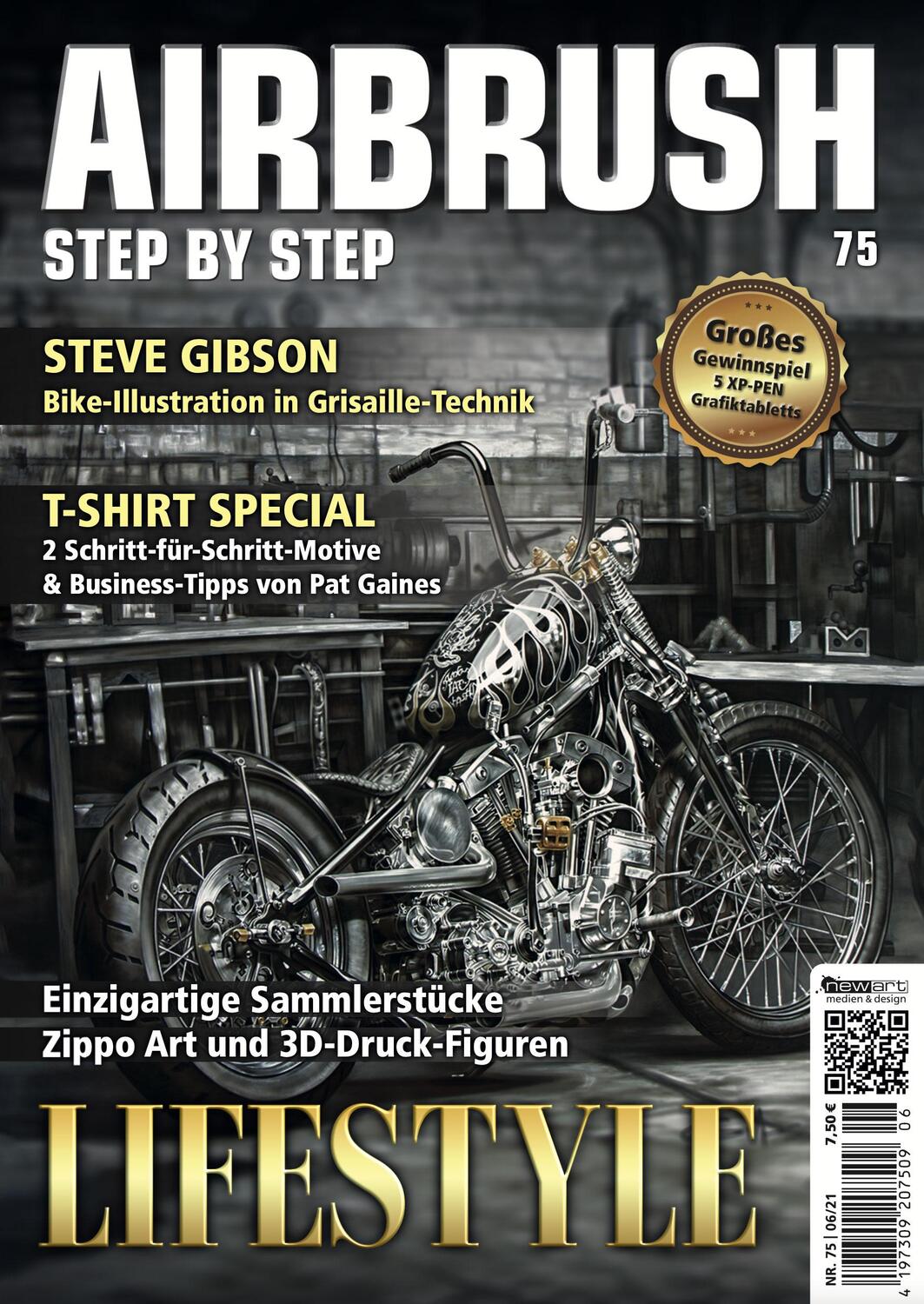 Cover: 9783941656611 | Airbrush Step by Step 75 | Lifestyle | Steve Gibson (u. a.) | Buch