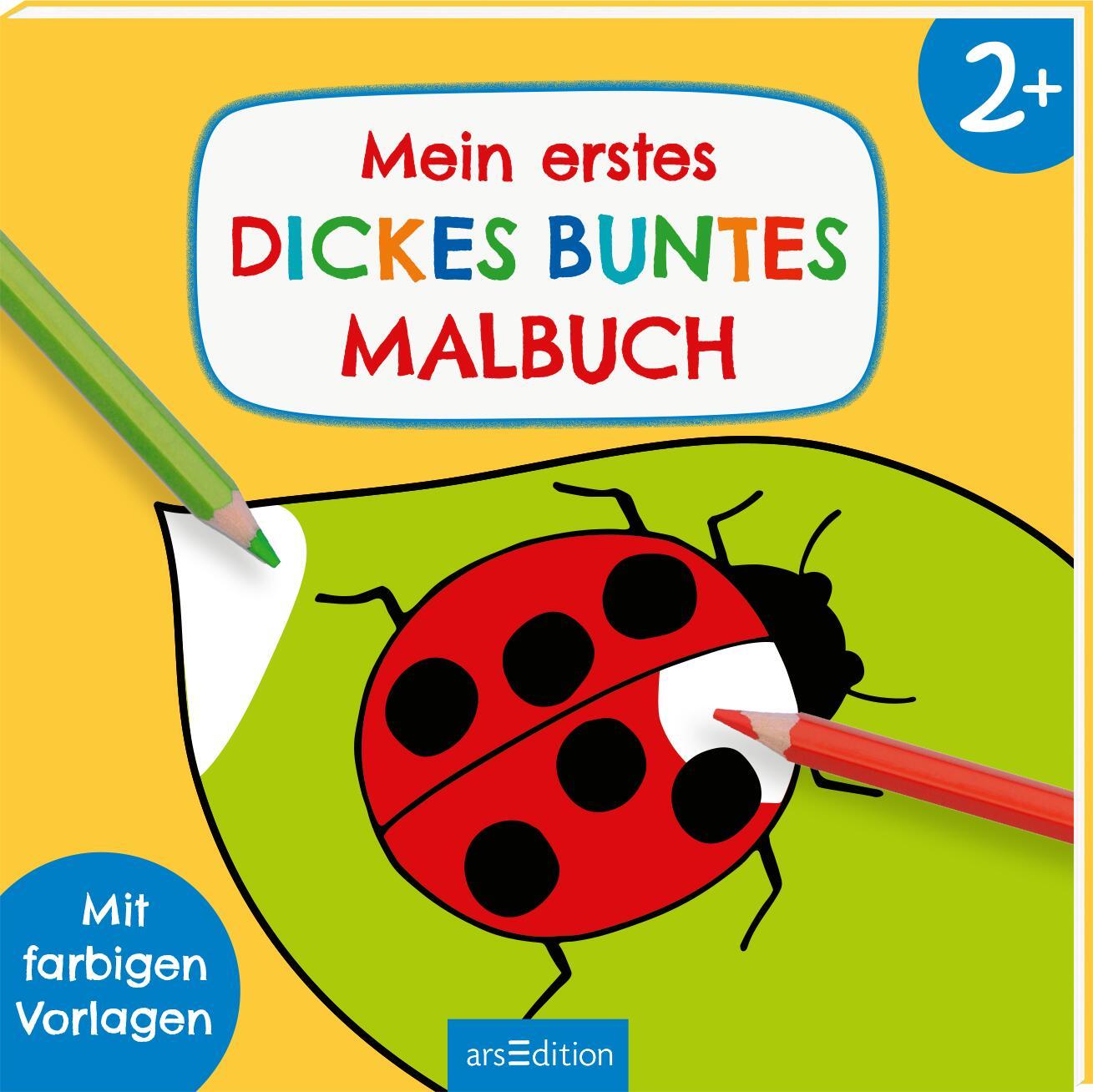 Cover: 9783845829975 | Mein erstes dickes buntes Malbuch ab 2 | Mit farbigen Vorlagen | Buch