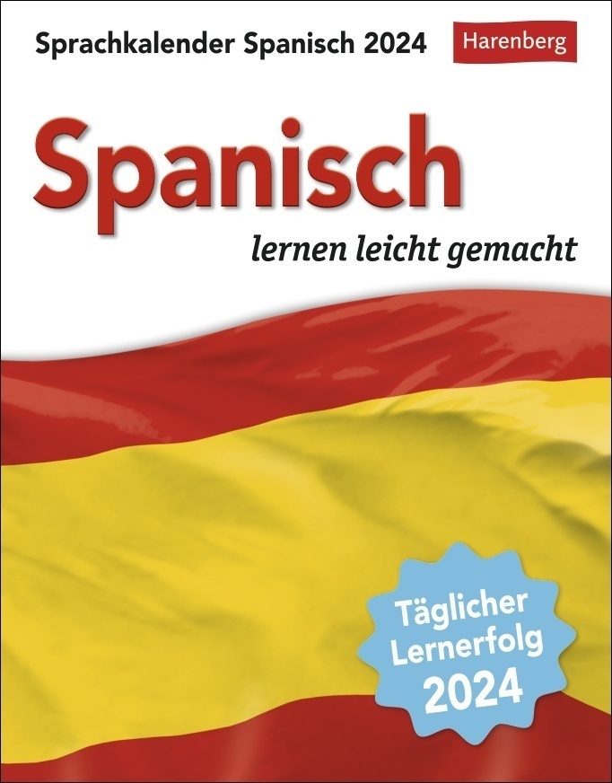 Cover: 9783840031298 | Spanisch Sprachkalender 2024. Tageskalender zum Abreißen mit kurzen...
