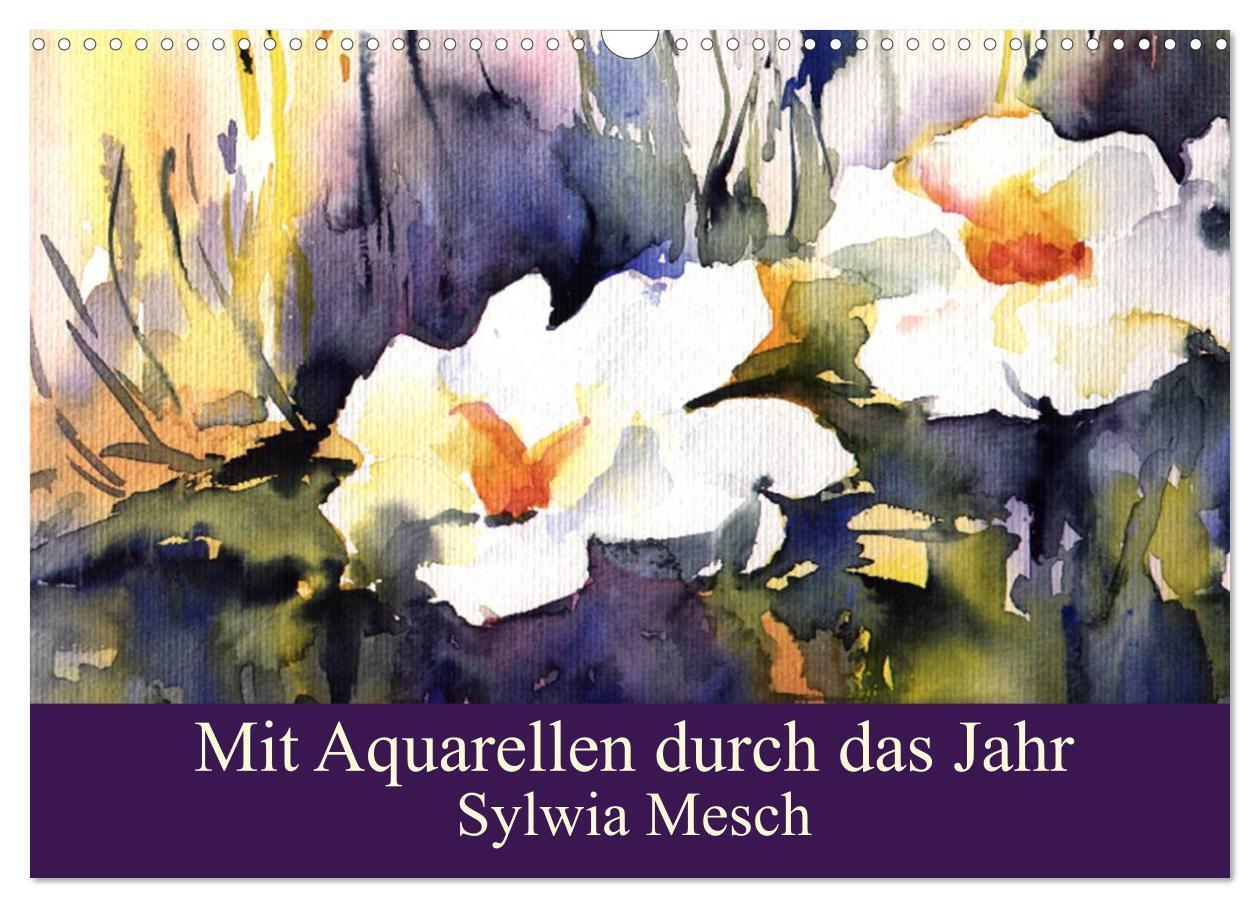 Cover: 9783675465206 | Mit Aquarellen durch das Jahr (Wandkalender 2024 DIN A3 quer),...