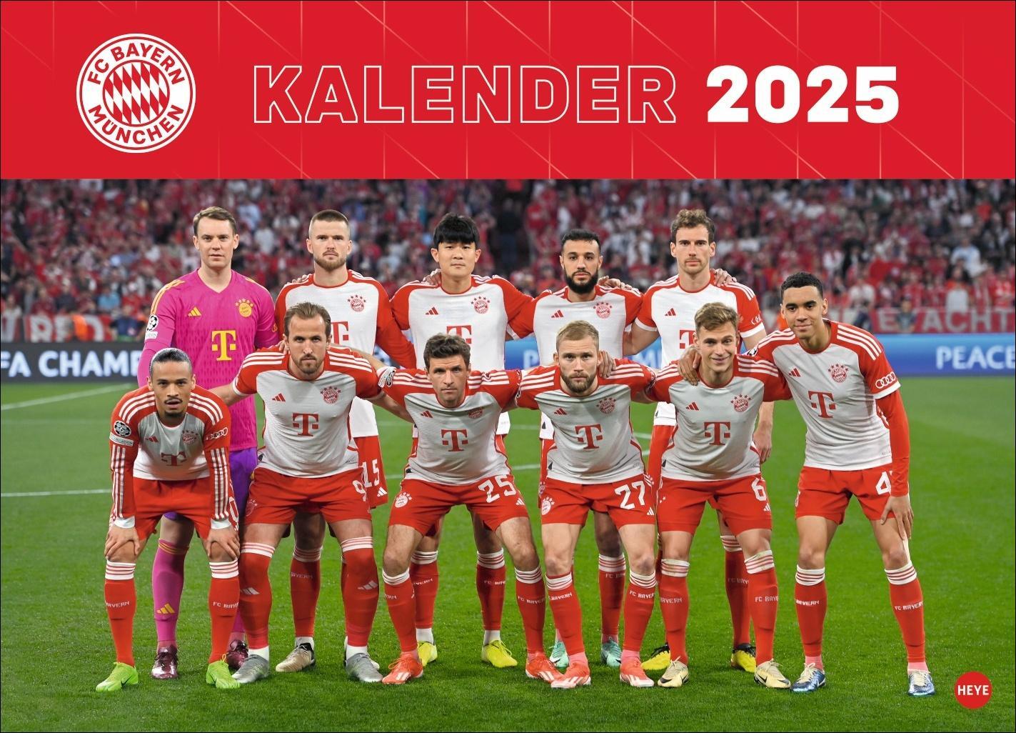 Cover: 9783756404728 | FC Bayern München Edition Kalender 2025 | Heye | Kalender | 14 S.