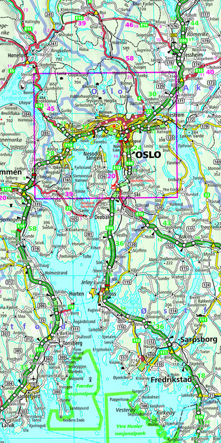 Bild: 9783828308879 | Norwegen Strassenkarte, 1:750 000 | (Land-)Karte | Gefalzt | Deutsch