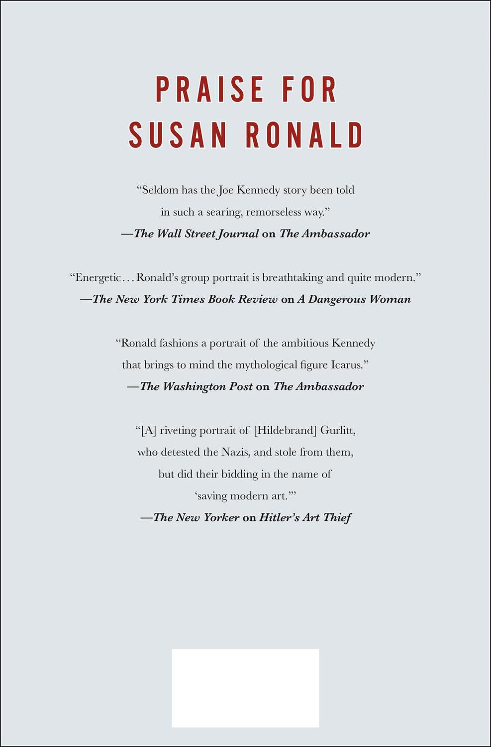 Rückseite: 9781250276551 | Hitler's Aristocrats | Susan Ronald | Buch | Gebunden | Englisch