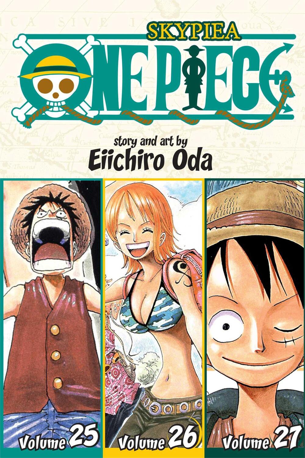 Cover: 9781421555034 | One Piece (Omnibus Edition), Vol. 9: Includes Vols. 25, 26 & 27 | Oda