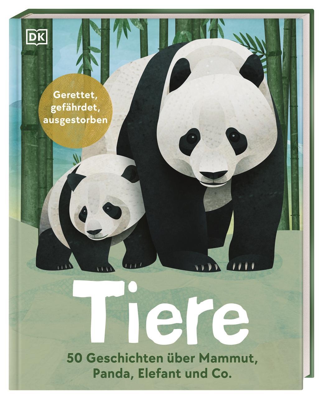Cover: 9783831046812 | Tiere: 50 Geschichten über Mammut, Panda, Elefant und Co. | Bittel