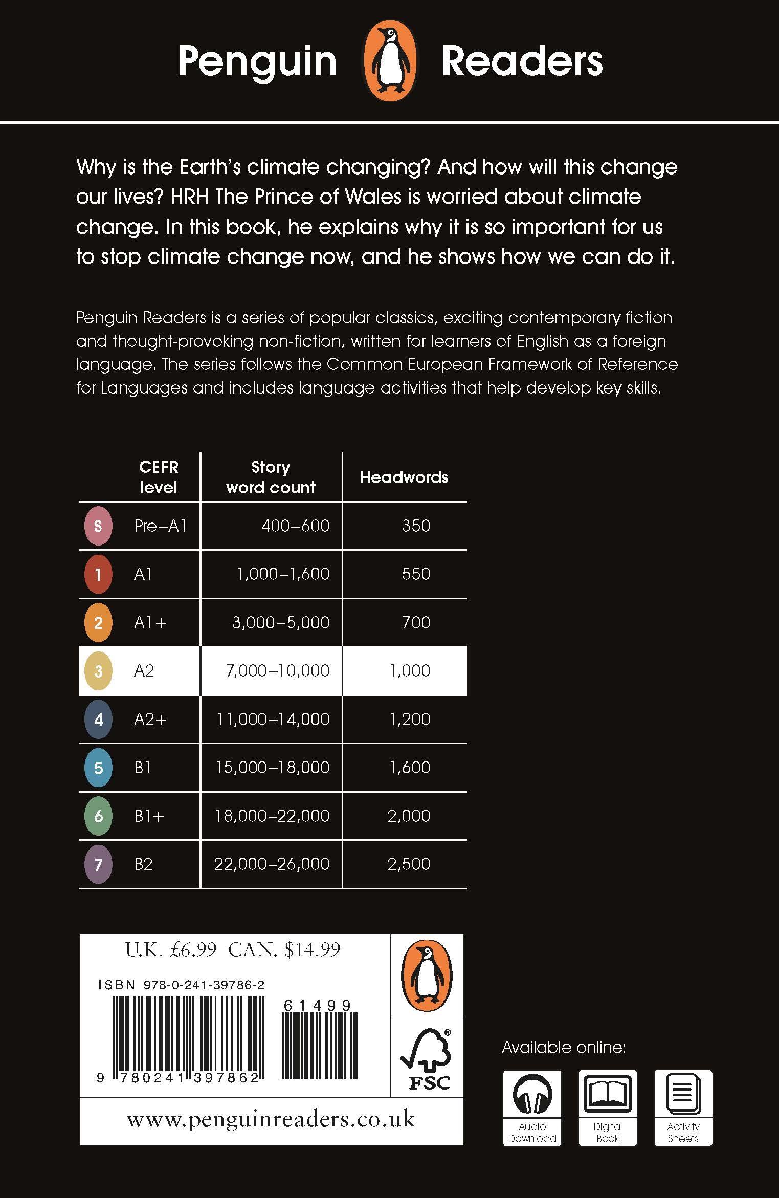 Rückseite: 9780241397862 | Penguin Readers Level 3: Climate Change (ELT Graded Reader) | Buch