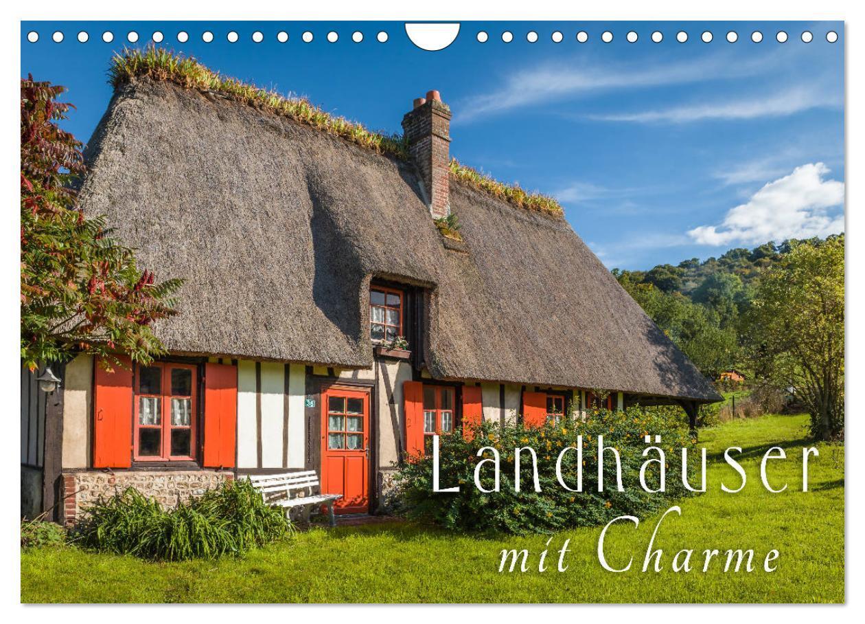 Cover: 9783383355615 | Landhäuser mit Charme (Wandkalender 2024 DIN A4 quer), CALVENDO...