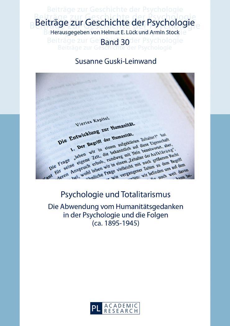 Cover: 9783631699867 | Psychologie und Totalitarismus | Susanne Guski-Leinwand | Buch | 2016