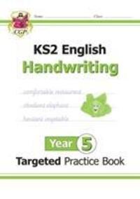 Cover: 9781789080650 | KS2 English Targeted Practice Book: Handwriting - Year 5 | CGP Books