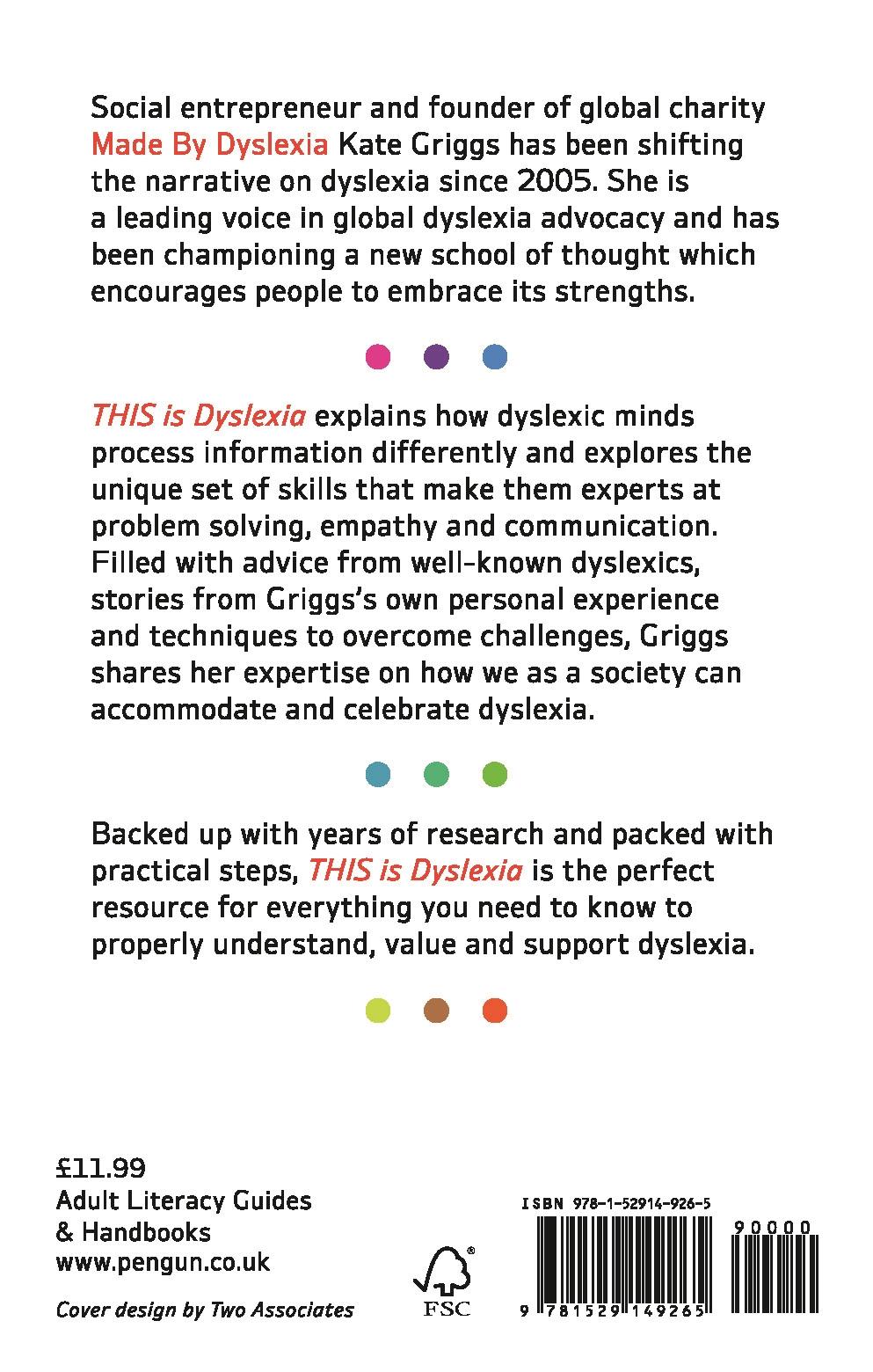 Rückseite: 9781529149265 | This Is Dyslexia | Kate Griggs | Taschenbuch | Kartoniert / Broschiert