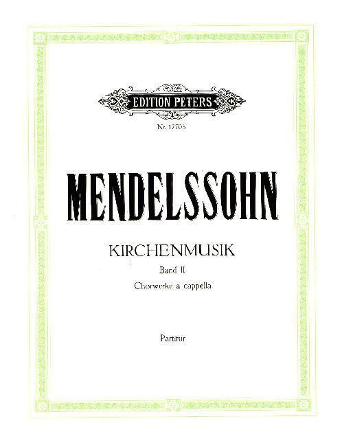 Cover: 9790014007973 | Kirchenmusik, Band 2: Werke für gemischten Chor a cappella | Partitur