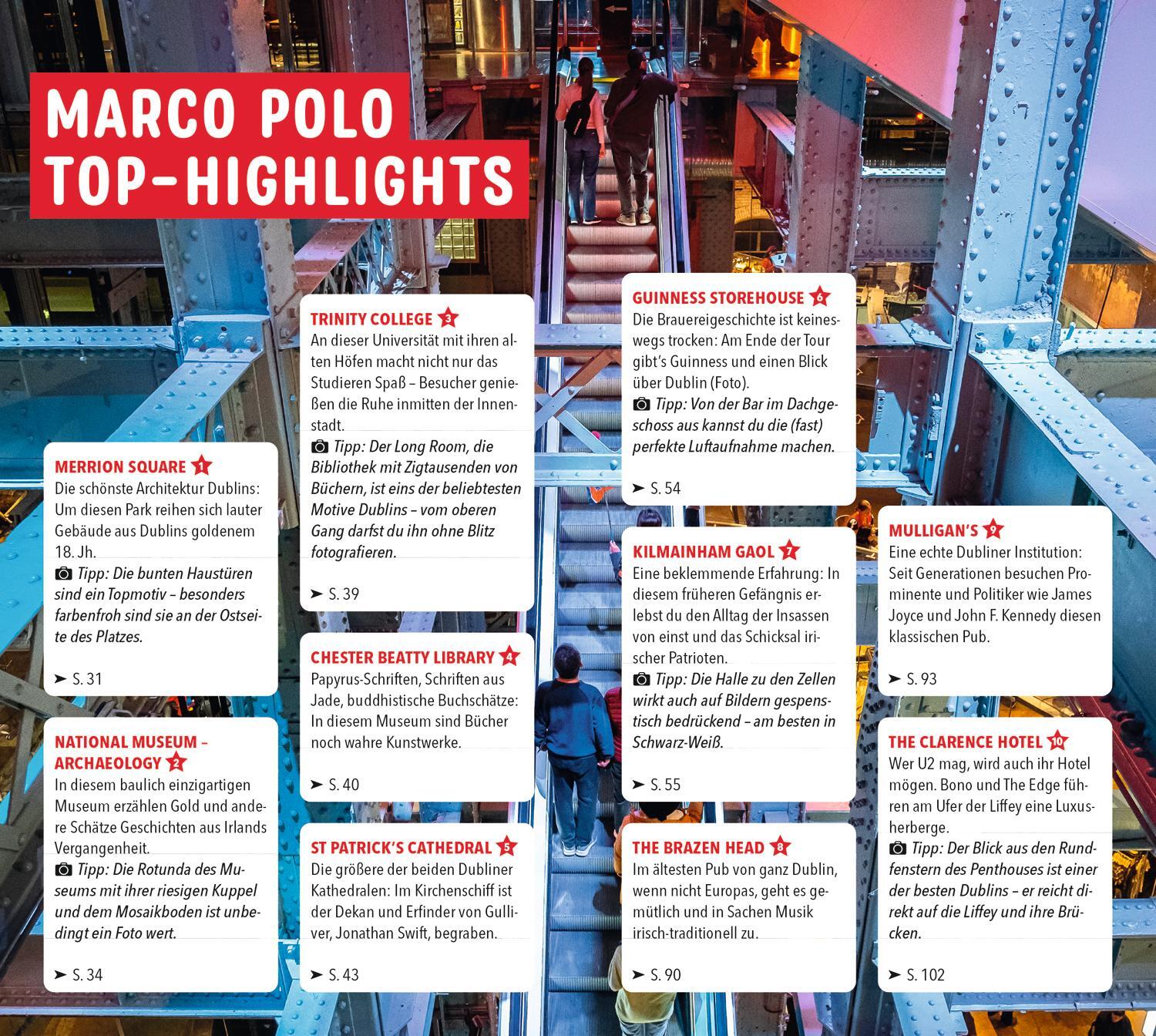 Bild: 9783829731171 | MARCO POLO Reiseführer Dublin | Michael Pohl (u. a.) | Taschenbuch