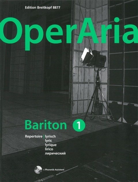 Cover: 9790004184677 | OperAria Bariton Band 1: lyrisch | Repertoiresammlung / Vokalcoach