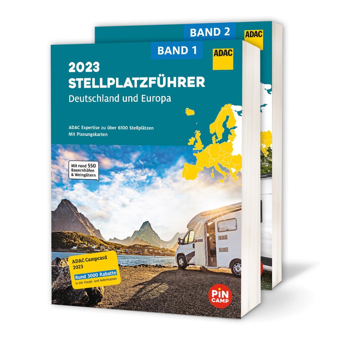 Cover: 9783986450366 | ADAC Stellplatzführer 2023 Deutschland und Europa | Taschenbuch | 2023