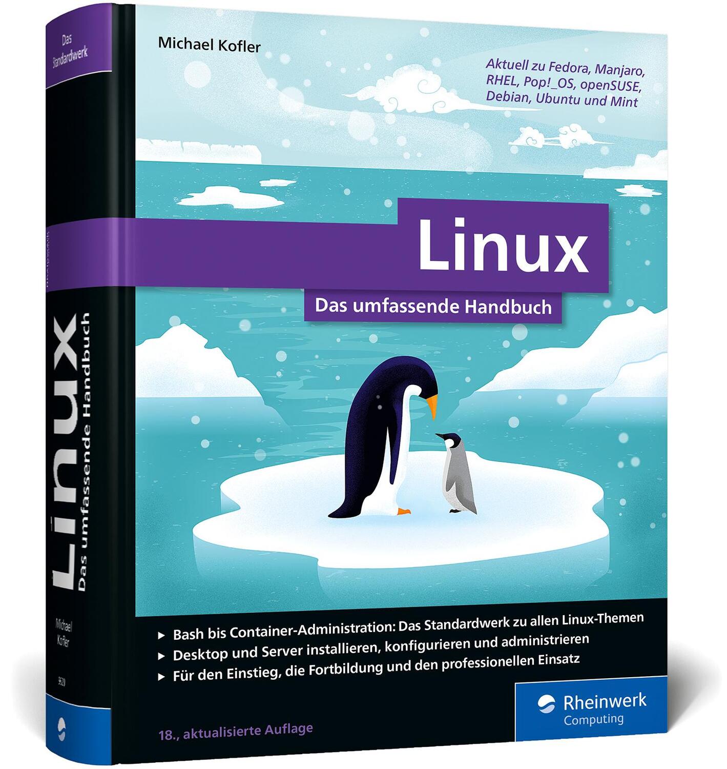 Cover: 9783836296205 | Linux | Michael Kofler | Buch | Rheinwerk Computing | 1410 S. | 2023