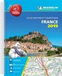 Cover: 9782067236011 | France 2019 -Tourist & Motoring Atlas A4 Laminated Spiral | MICHELIN
